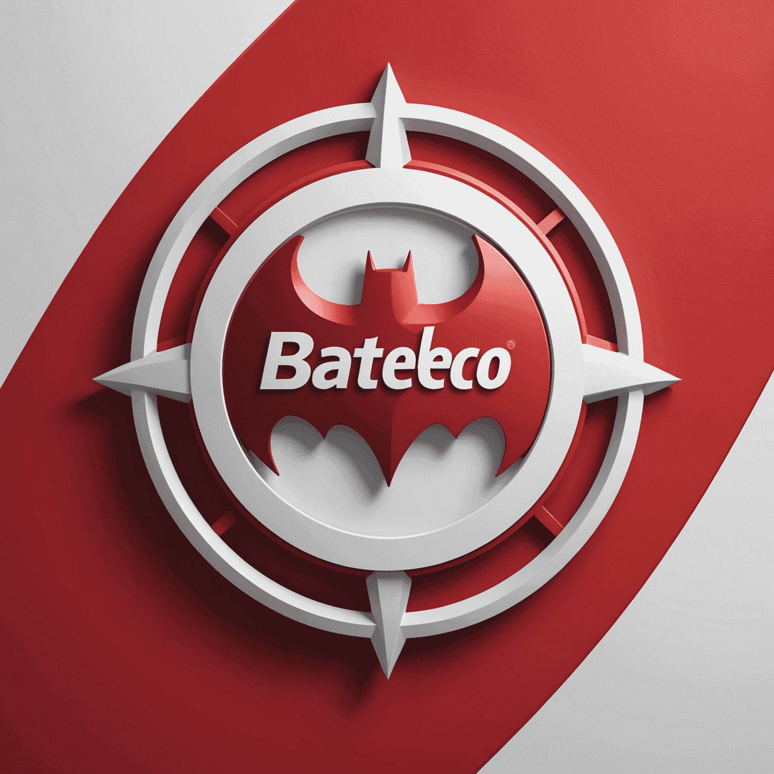 batelco logo in red and white colors